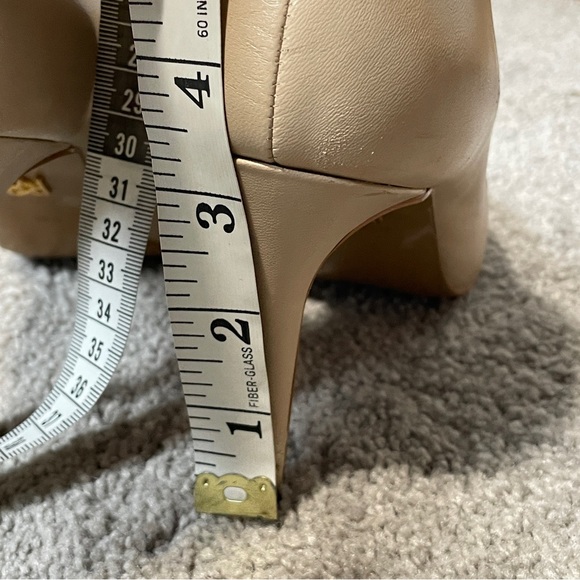 Kazar Women's Beige Leather Stiletto Pumps Size 38.5/US 7.5 - Picture 11 of 11